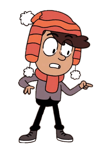 Hilda Character Trevor Pointing