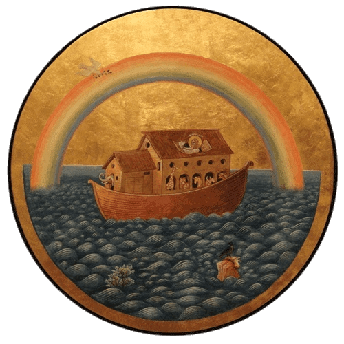 Noah's Ark Round Icon