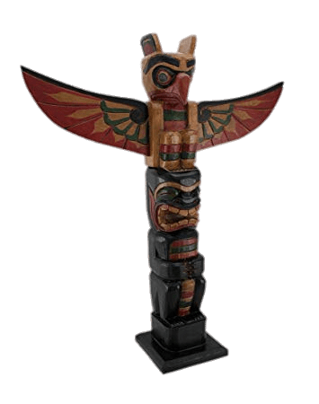 Totem Eagle With Outstretched Wings
