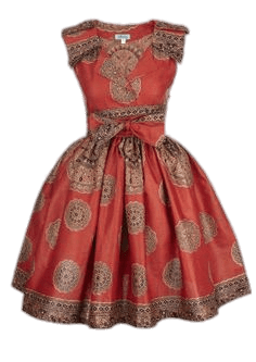 Red Capulana Dress