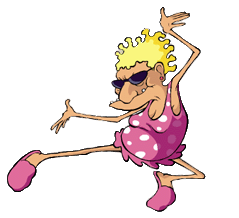 Mustang Mama Doing Yoga