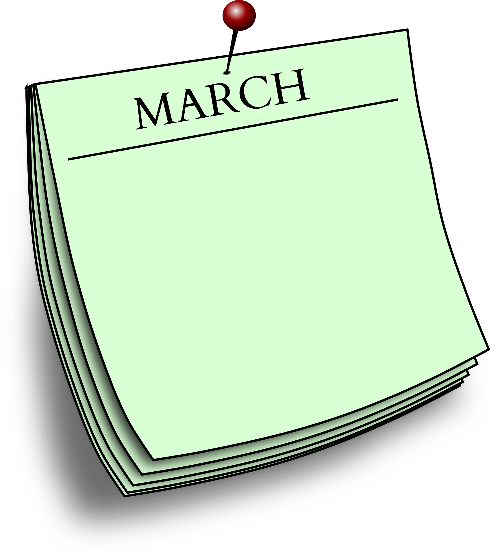 March Pinned Note
