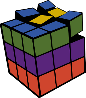 Broken Rubik's Cube