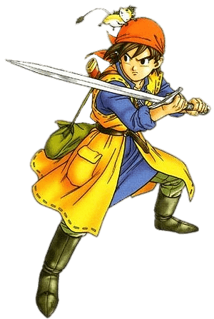 Dragon Quest VIII (Dragon Warrior) Hero holding Sword
