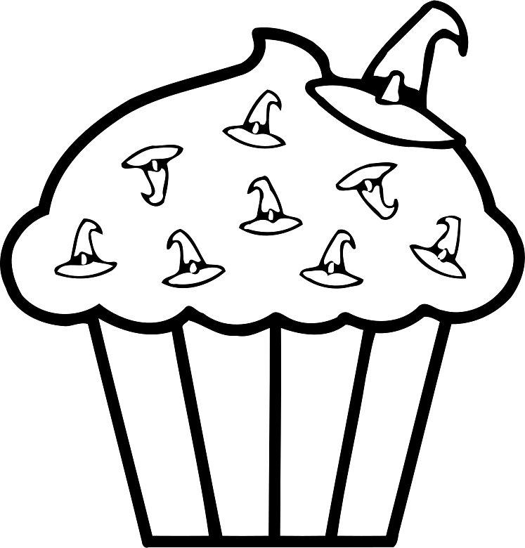 Halloween Cup Cake Transparent