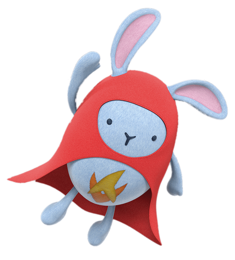 Bing Bunny Character Hoppity Flying
