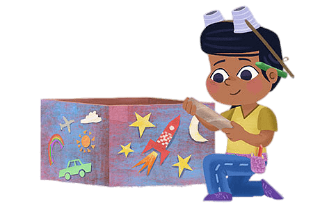 Kiva with invention box