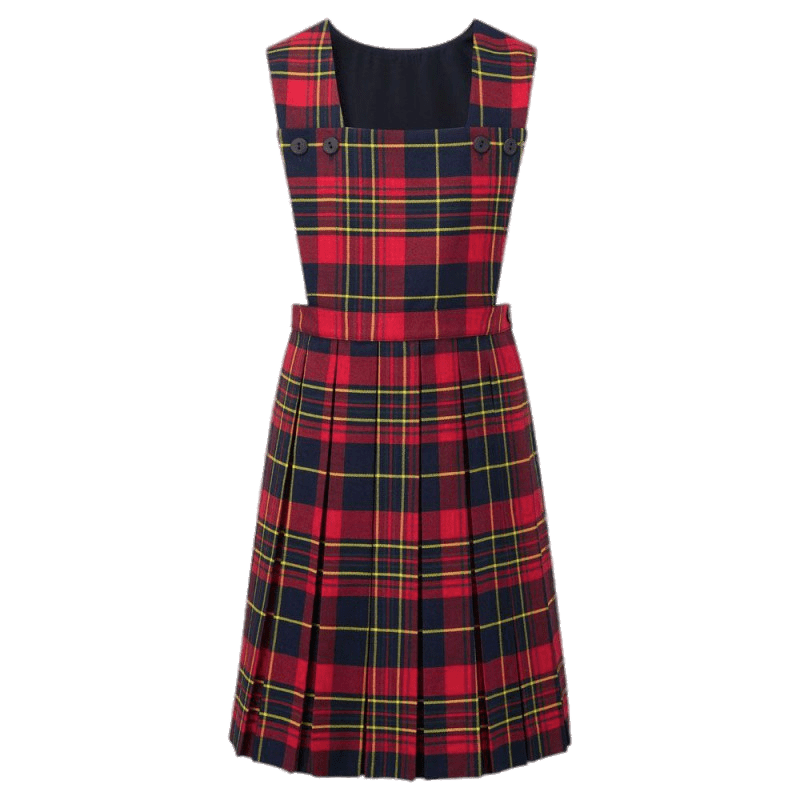 Red Tartan Pinafore