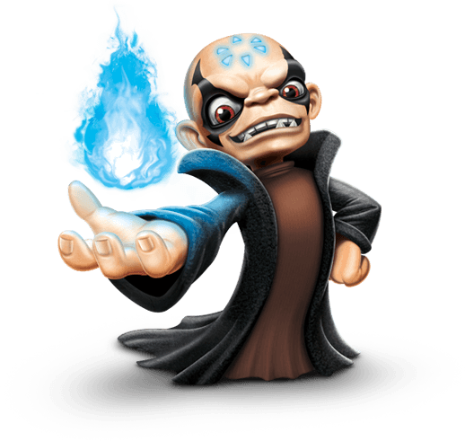 Skylanders Kaos Blue Flame In Hand