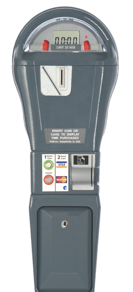 Grey Parking Meter