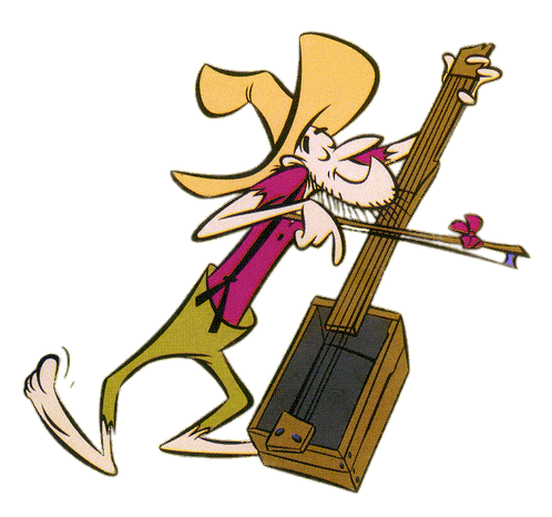 Lazy Luke Playing His Instrument