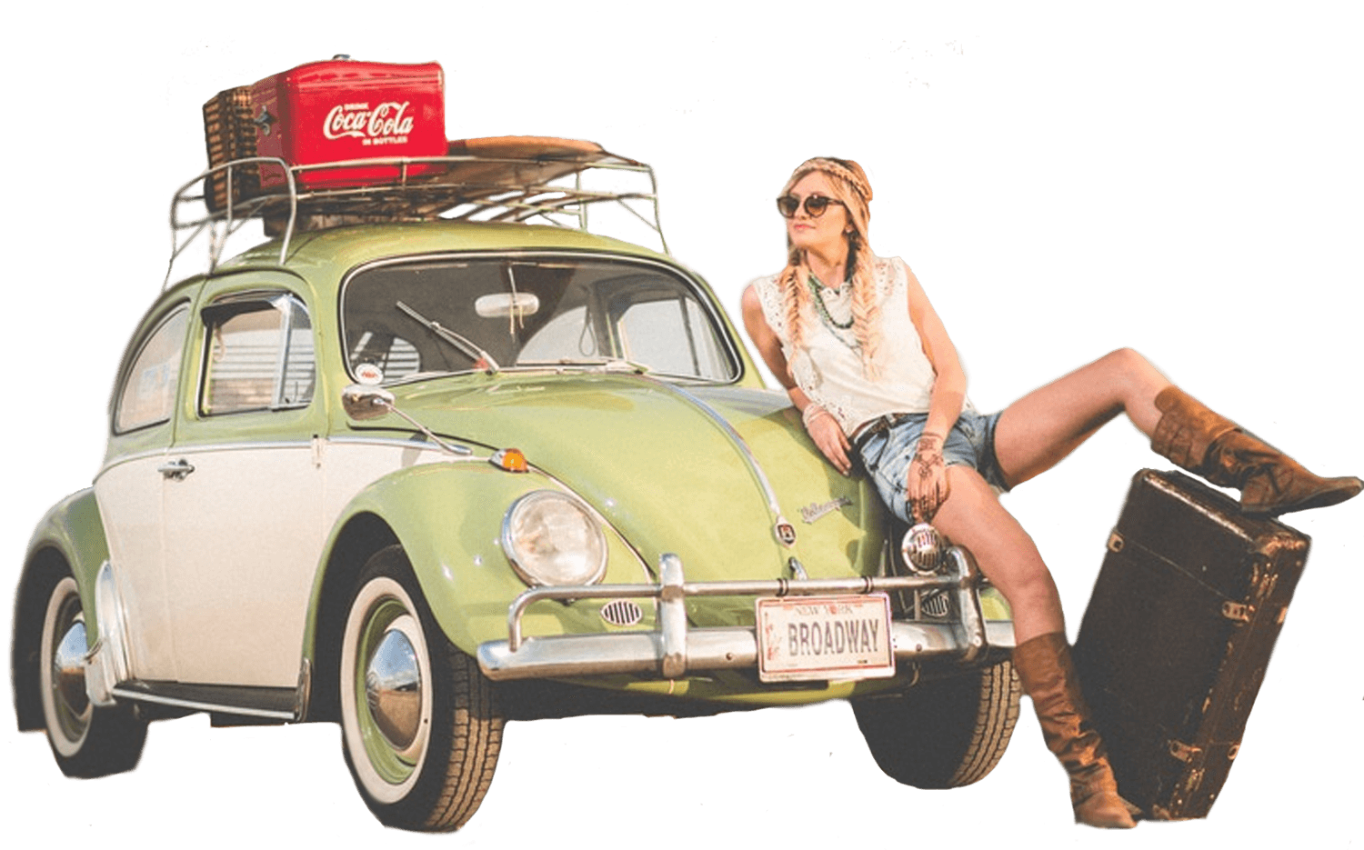 Beetle Girl Retro