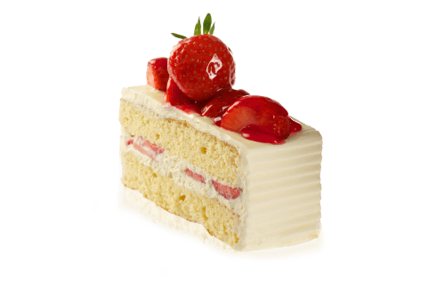 Strawberry Cake Slice