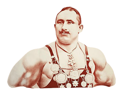 Vintage Circus Strong Man Photography