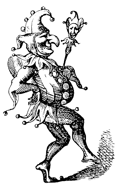 Dancing Jester Harlequin