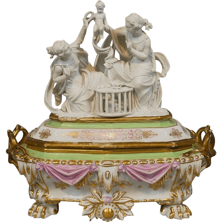 Porcelain Jewelry Box