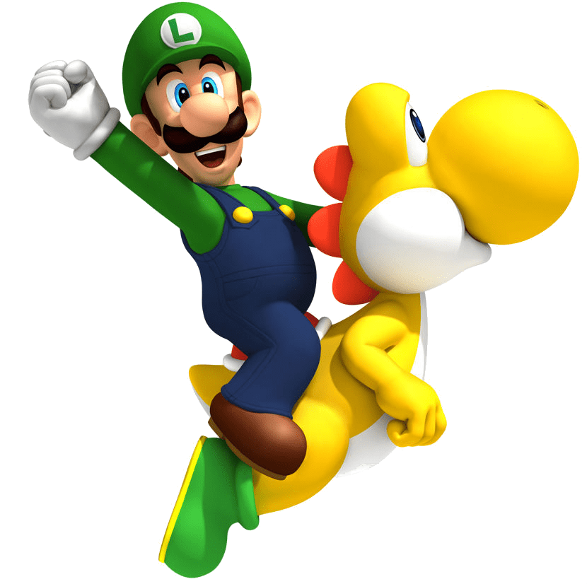 Luigi Yellow Yoshi