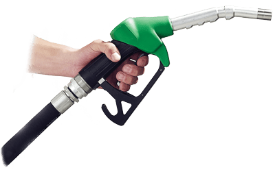 Hand Holding Petrol Pistol