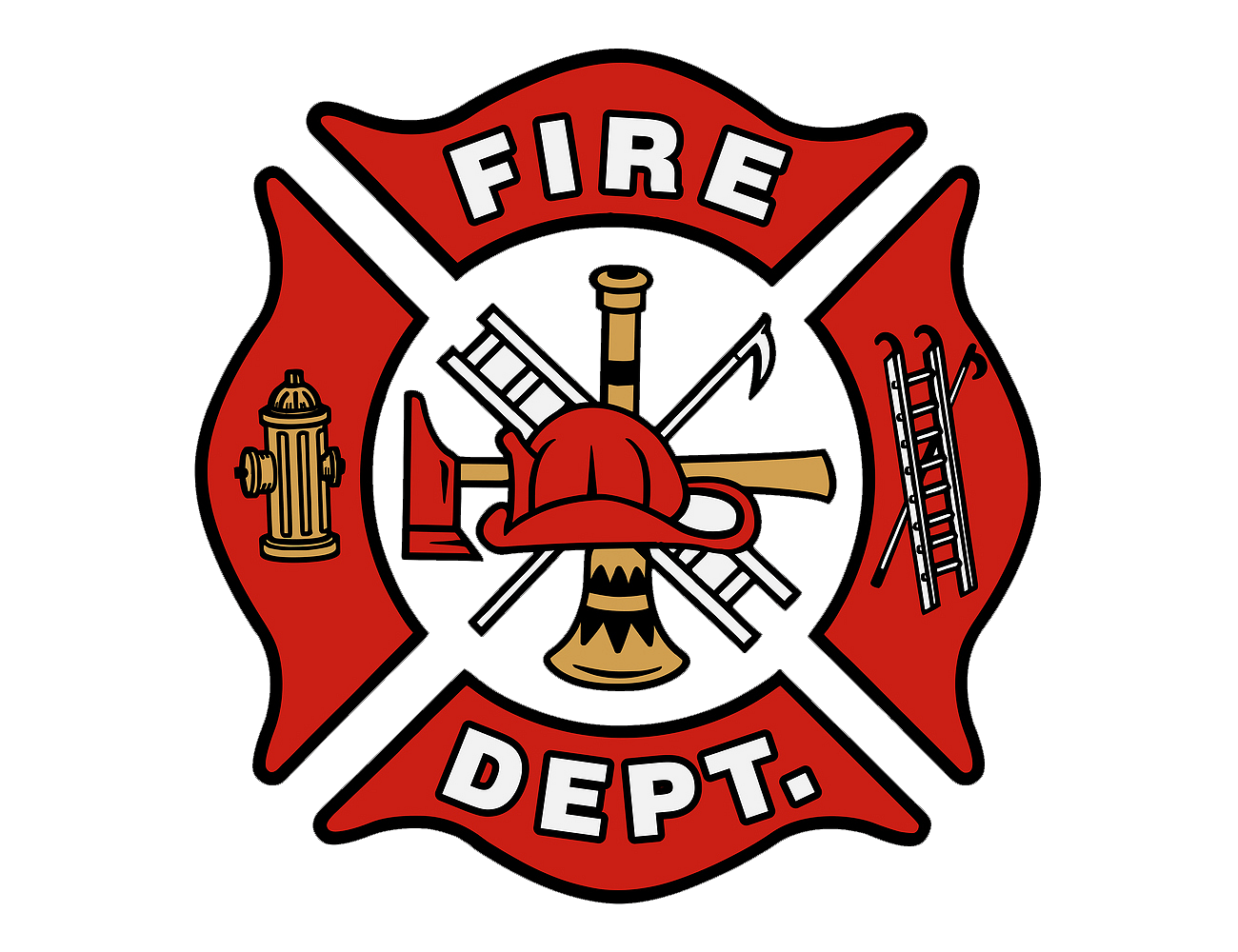 Fire Department Logo Red