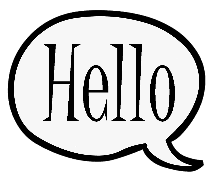 Full Hello Speech Bubble