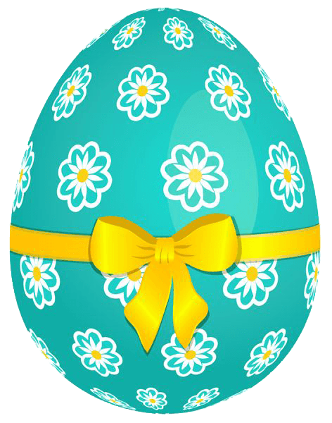 Easter Egg Green Flowers
