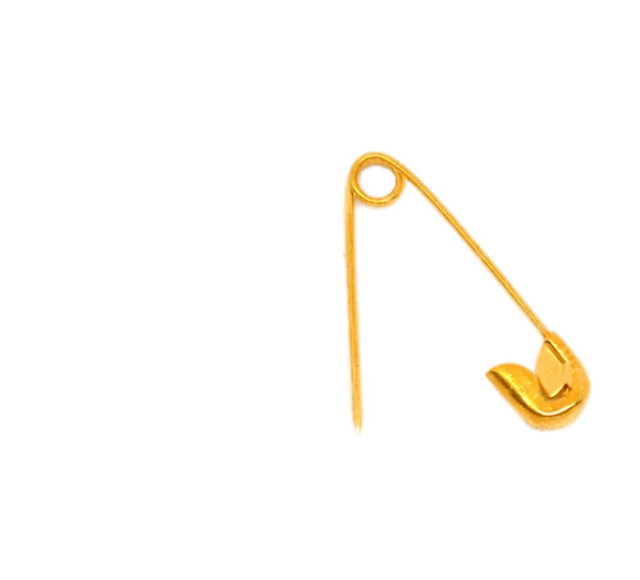 Gold Safety Pin