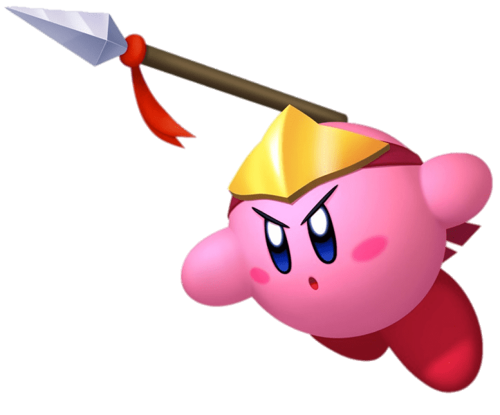 Kirby With A Spear