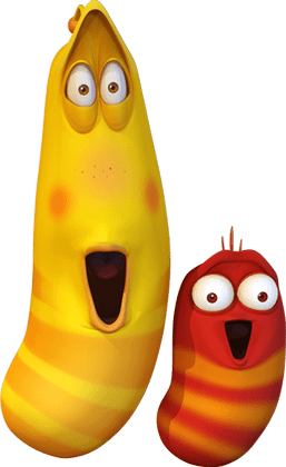 Larva Red and Yellow