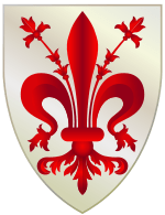 Coat Of Arms Of Florence Fleur De Lis