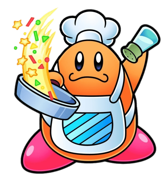 Kirby Chef Kawasaki Preparing Dish