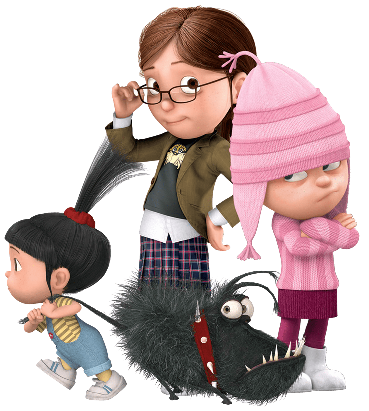 Kids and Dog Despicable Me