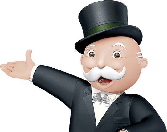 Mr Monopoly Banker Close Up
