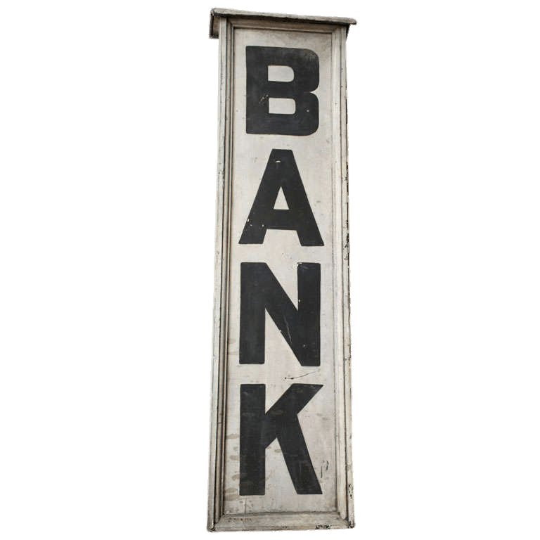 Bank Sign