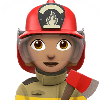Apple Fireman Emoji