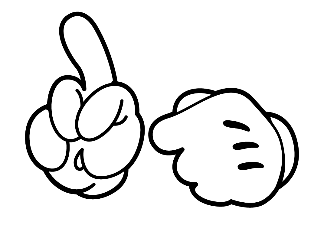 Warning Mickey's Hand