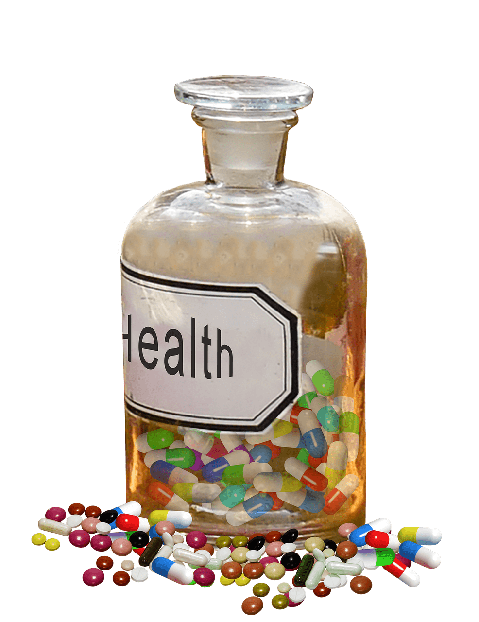 Pharmacy Flask Health Pills