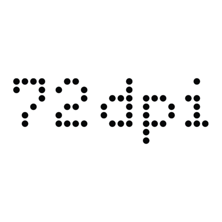 72 dpi