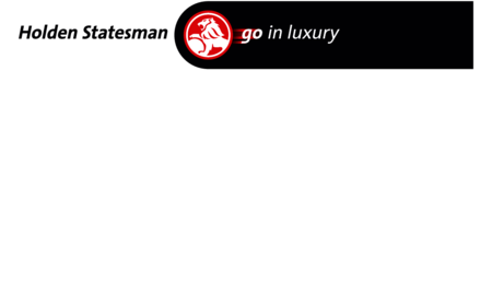 Holden Statesman Go in Luxury