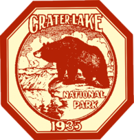 Crater Lake National Park Vintage