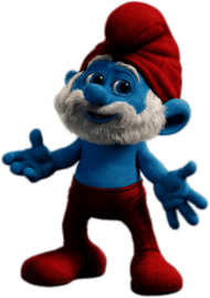 Papa Smurf Arms Wide