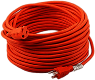 UK Orange Extension Cord