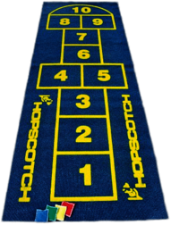 Blue Hopscotch Mat