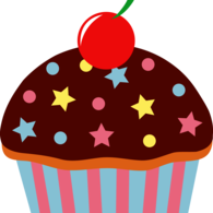 Cartoon Cupcake