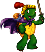 Franklin Dressed As A Knight