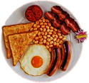 English Breakfast Plate Purse