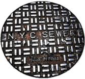 Manhole Cover NYC Sewer