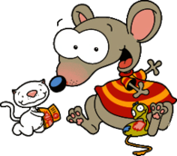 Binoo Showing Drawings To Toopy
