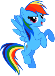 Rainbow Dash Springing