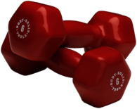 Dumbbells Red