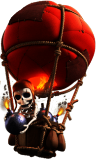 Clash Of Clans Hot Balloon